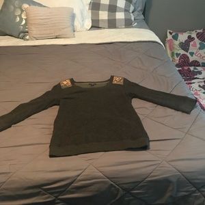 Hunter green sweater